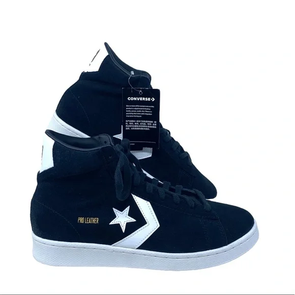 Converse Shoes Converse 6954c Pro Leather High Top Suede Black